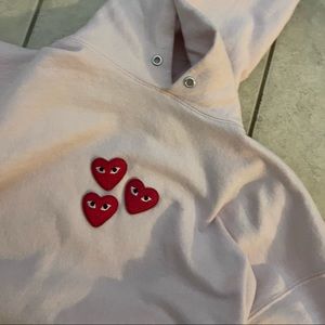 PINK “COMME des GARCONS” HOODIE